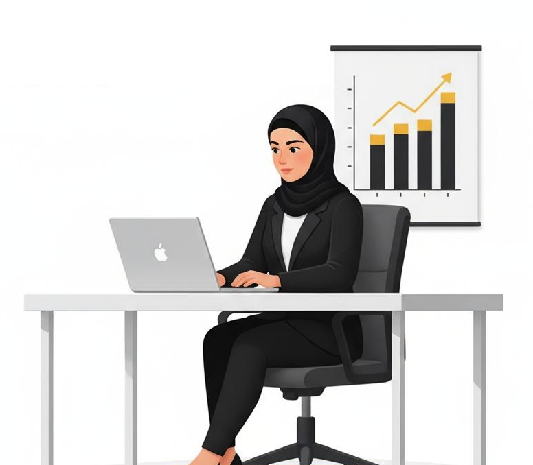 Professional accounting services illustration